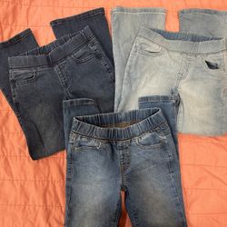 Girls Cat & Jack Jeans Pull Up Jeggings Size 7