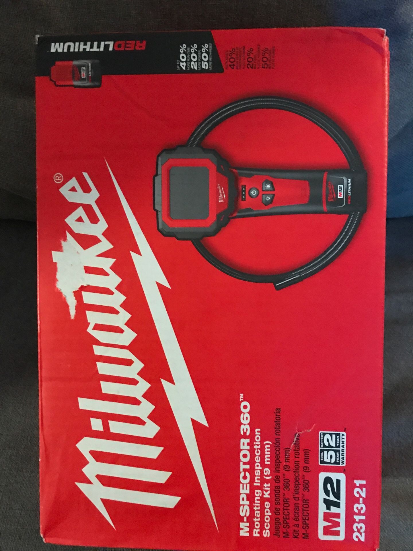 Milwaukee 360 inspection camera 12v kit