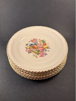 Ceramic Plates, Vintage Harker Pottery Co.