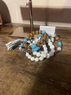 Huge Stack Bohemian Beaded &Charm Stretch Bracelet