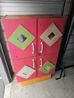 Wood Cabinet 