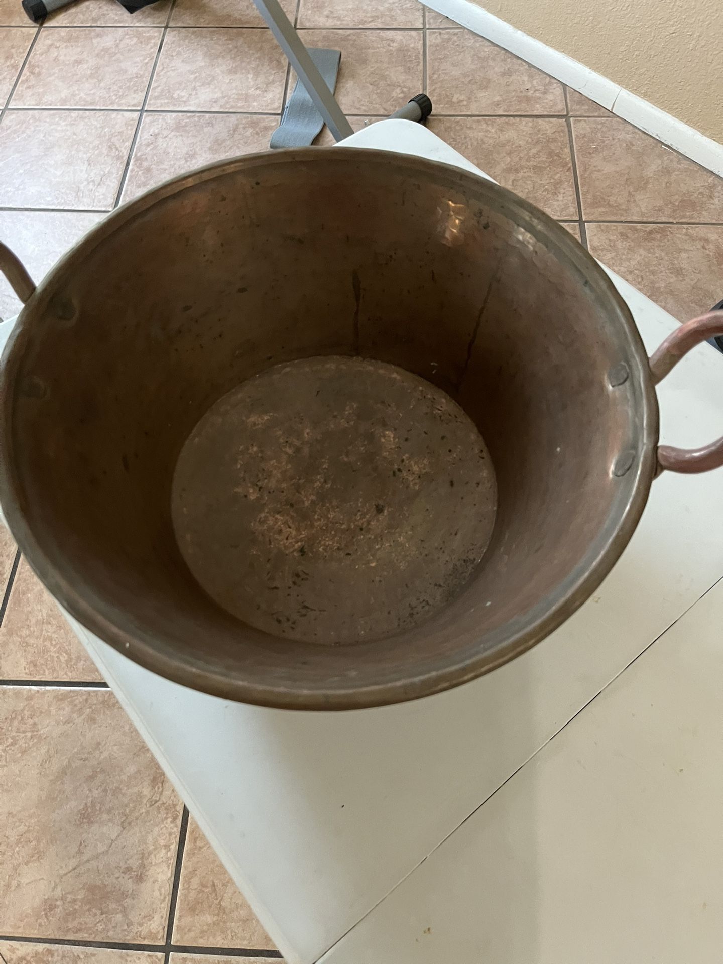Cazo de Cobre Puro 16" Para Carnitas Classic Traditional Tacos Pure 100% Copper Mexico