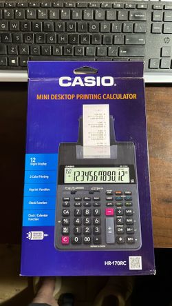 Casio mini desktop printing calculator