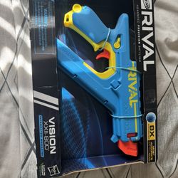 New Advanced Precision NERF Rival Vision XXII-800 Blaster, 8 Rival Accu-Rounds