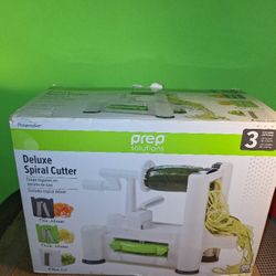 Prep Solutions Counter Top Deluxe Spiral Cutter 3 Blades Thin, Thick, Ribbon Cut-$16