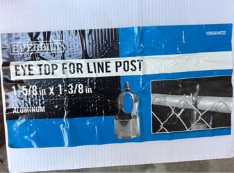 EYE TOP FOR LINE POST 1-5/8 X 1-3/8 inch  CHAIN LINK FENCE