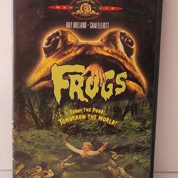 Vintage 1972 FROGS  (DVD, 2000) Horror Cult Classic Ray Milland, Sam Elliott. Get ready to experience a vintage horror cult classic with "Frogs" on DV