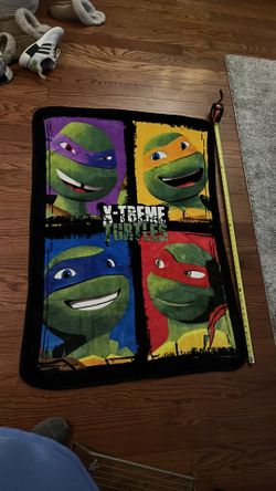 Ninja Turtles throw blanket