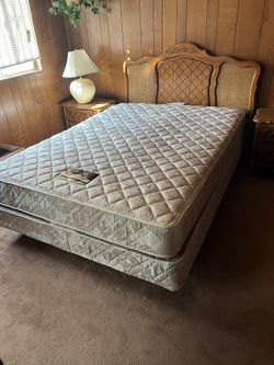 Beautirest Queen Mattress, Box Spring, And Frame