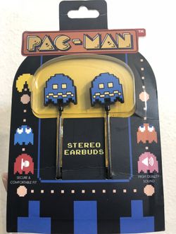 Cool Pac Man "Blue Ghost” Headphones