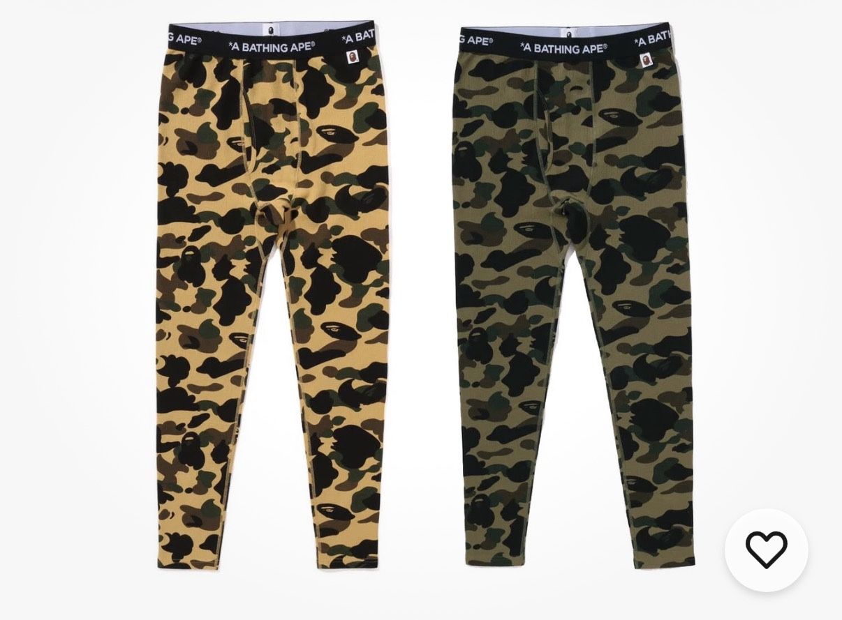 Brand New A Bathing Ape Legging Long John’s L BAPE