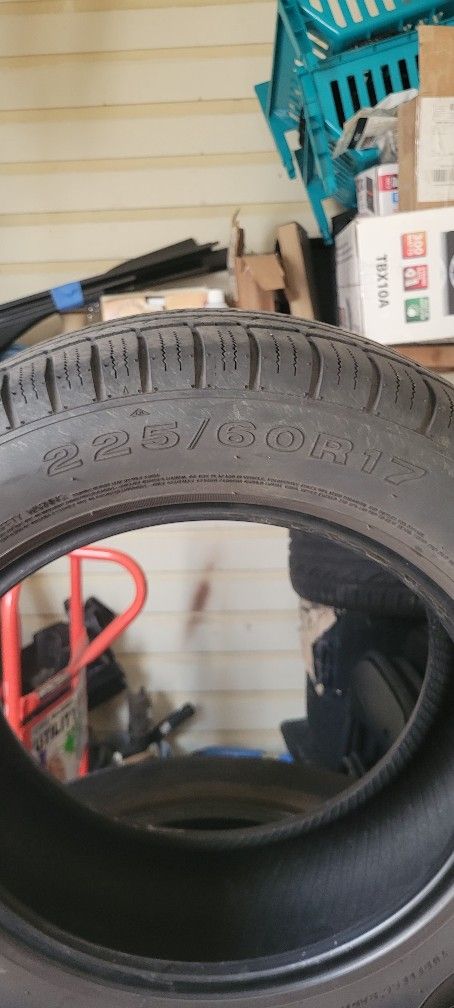 2 Used  Tires   225/60/r17 