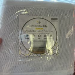 Breathable Mesh Liner for crib