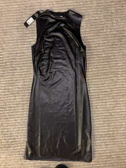 Fashion Nova Faux Leather Dress