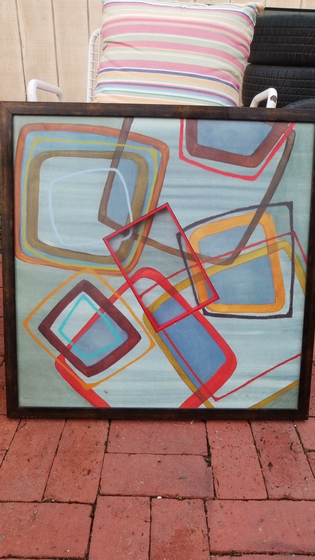 Abstract Art Piece (25"×25")