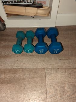5 And 8 Lbs Dumbells
