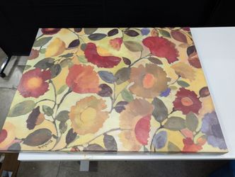Vibrant Kim Parker Abstract Floral Canvas Wall Art