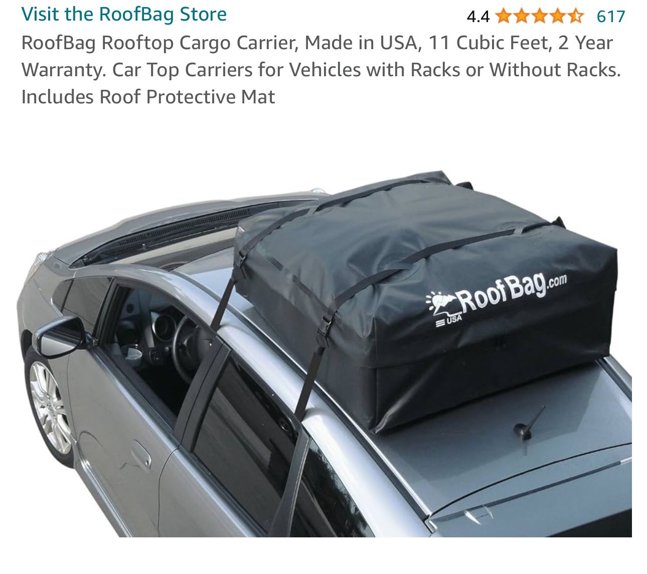 Rooftop Bag For Car
