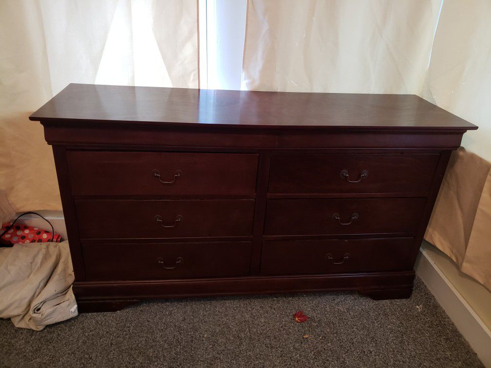 Dresser, Night Stand, Queen Size Bed Frame
