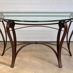 Glass Top Sofa Table