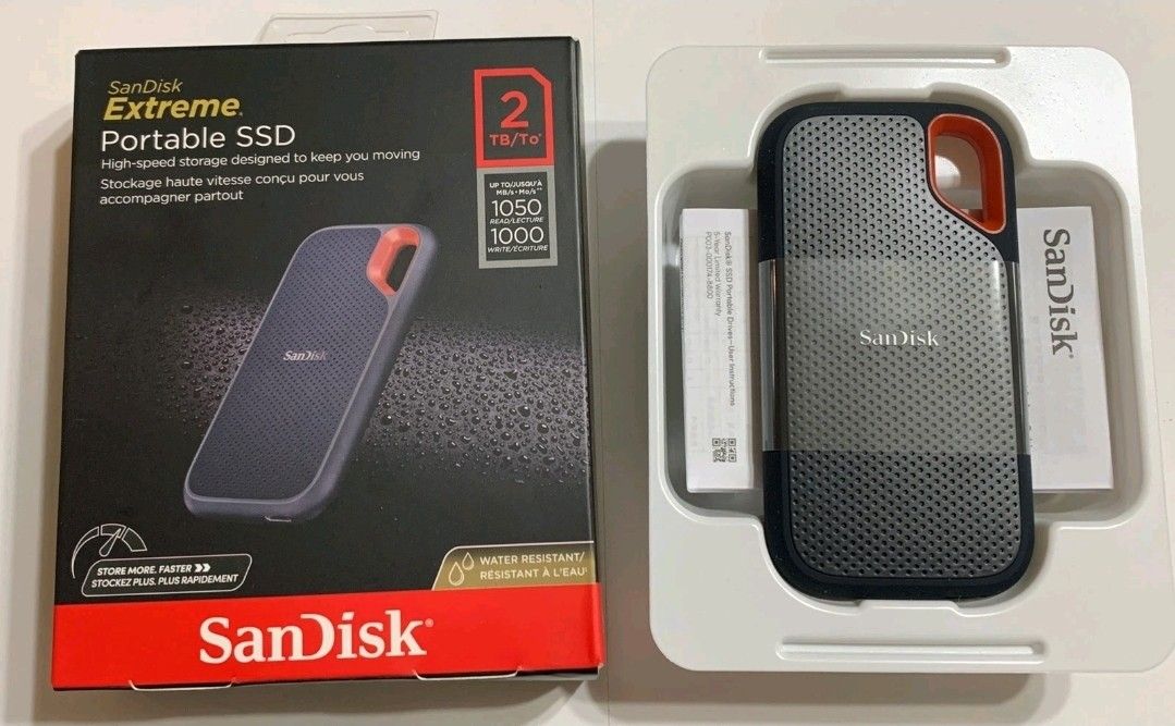 Brand New SanDisk 2TB Extreme Portable SSD