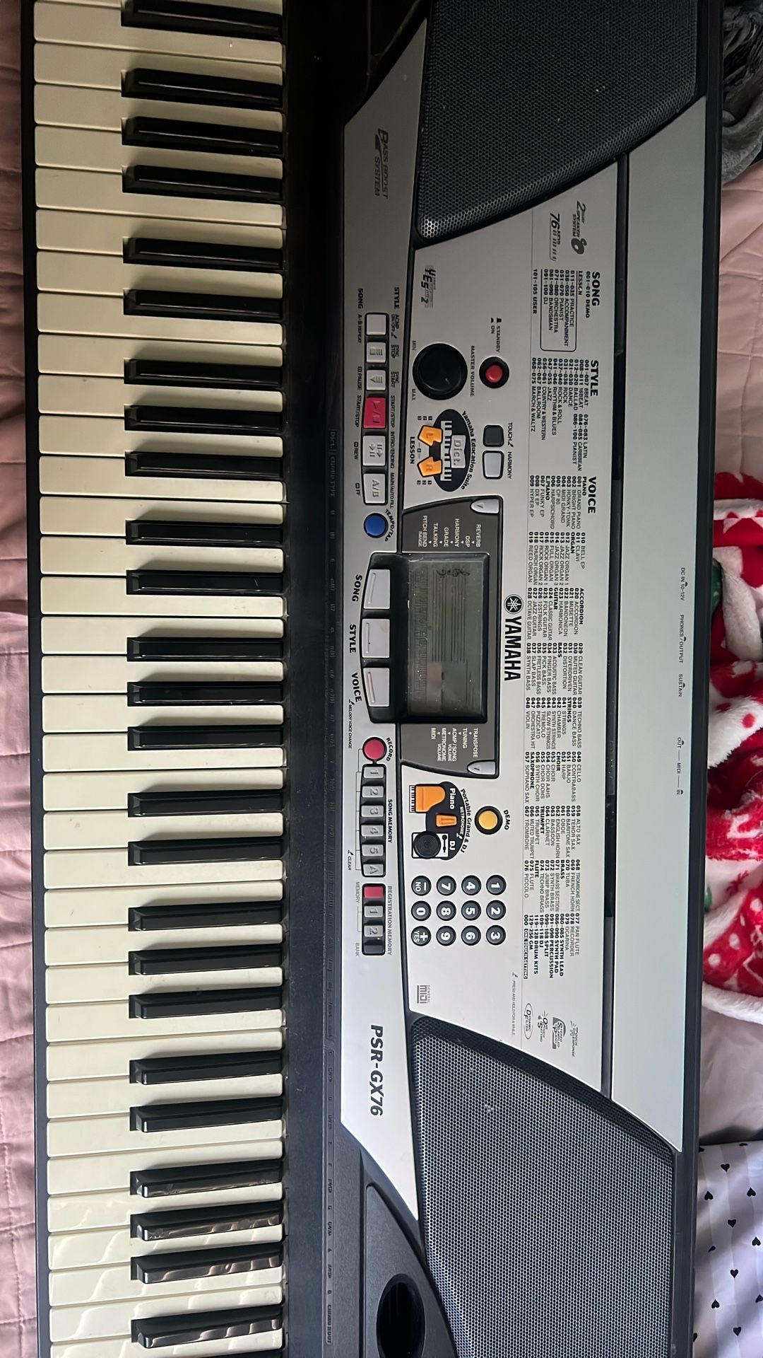 Yamaha Electric Keyboard PSR-GX76