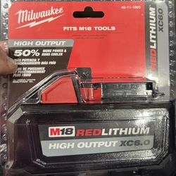 New Milwaukee High Output Xc6.0 Battery