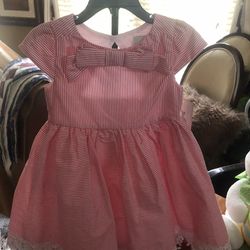 Beautiful Little Dress ( Size 2T ) Pink and White NEW 