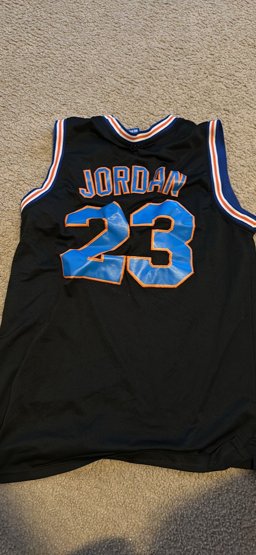 Black Michael Jordan Tune Squad Jersey