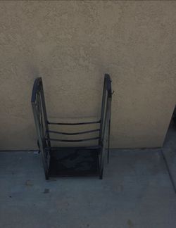 Fireplace Log Rack & Tool Set - Sturdy Metal