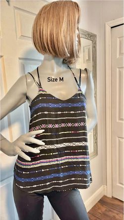 Women's Printed Cami Tank Top Size M
