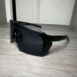 All Black Heatwave Z87 Safety Sunglasses 