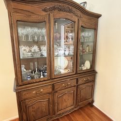 China cabinet for sale (china not included)