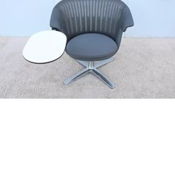 Modern Steel Case I2I Swivel Graphite Lounge Chair Ergonomics Collabera Excellent