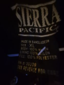 Sierra Pacific Xl Puffer Vest 