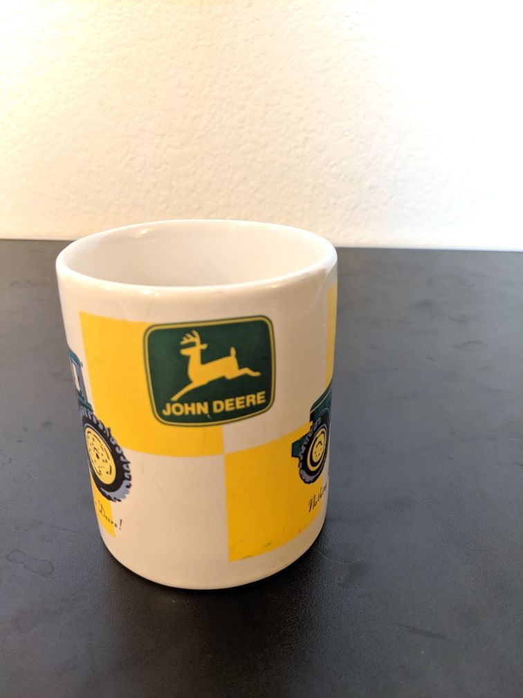 John Deere Coffee Mug Tractor Farmer