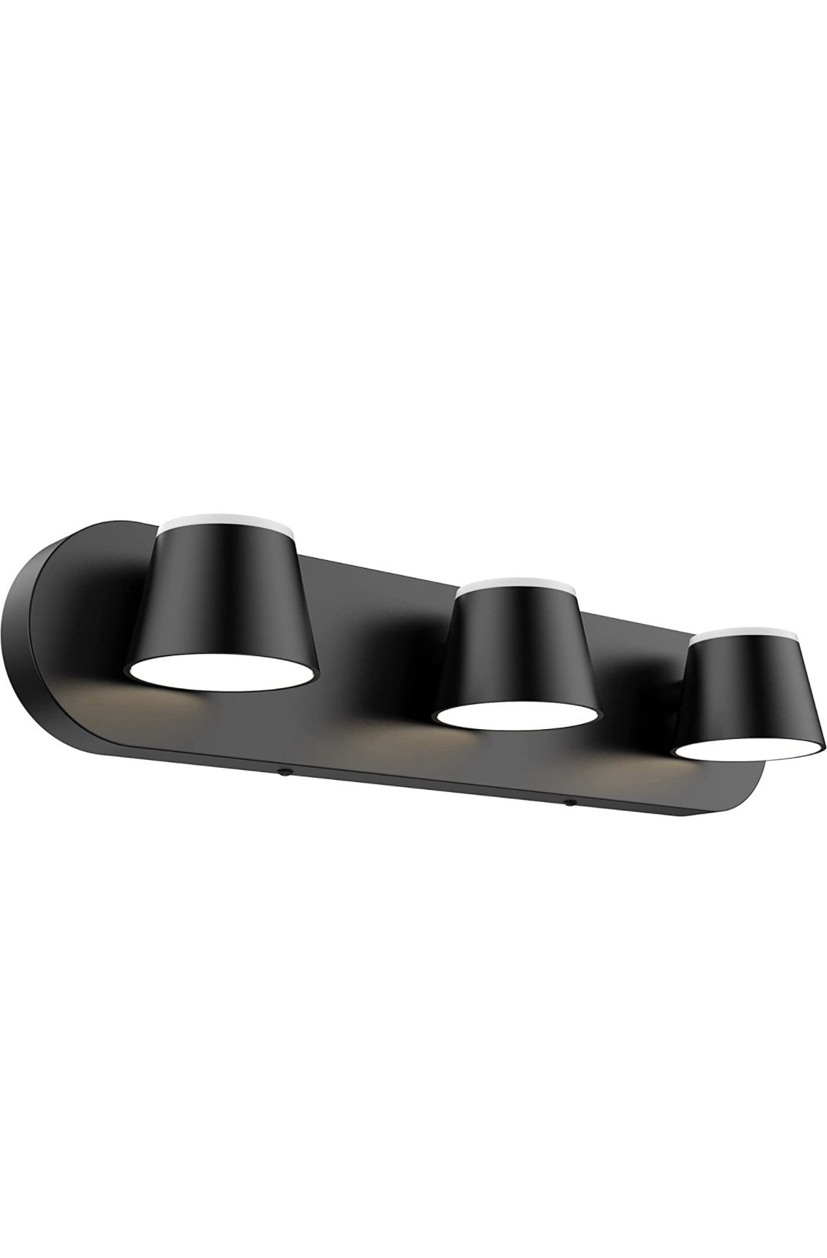 Light Bathroom Vanity Light LED Black Bathroom Light Fixtures Up and Down Rotatable Dimmable 20 inch Bathroom Lighting