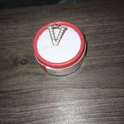 Letter V Charm 