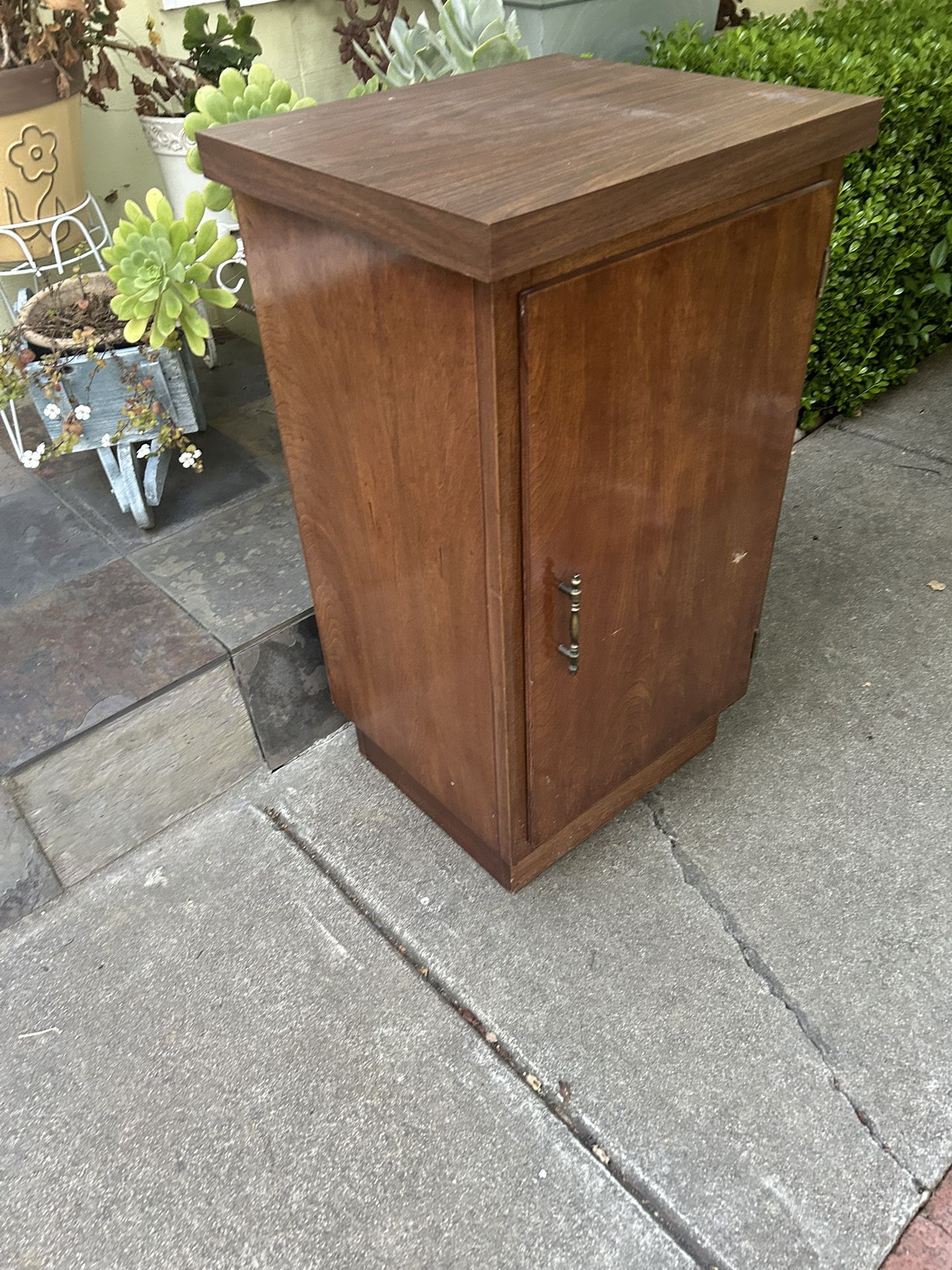 Large Solid Wood Storage Cabinet