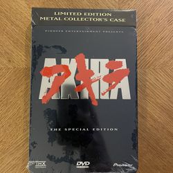 AKIRA Limited Edition Metal Collector’s Case TIN OOP DVD similar to steelbook