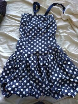 Rockabilly Polkadot dress size Small