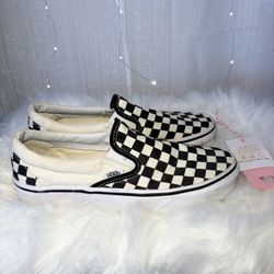 Checkered Vans 