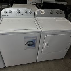 WHIRLPOOL WASHER AND GAS DRYER 