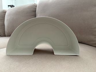 White Metal Arch Planter, Book End, Wall Decor