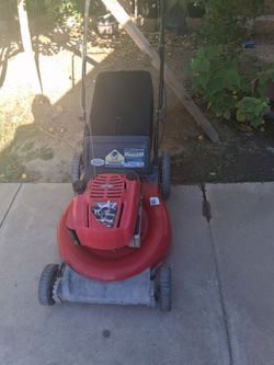 Troy built lawnmower