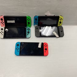 4 Lcd Nintendo Switches And  1 Olde Nintendo Switch Sold Seperately