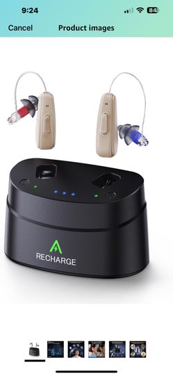 2024 Upgraded RIC Hearing Aids for Seniors Rechargeable Receiver