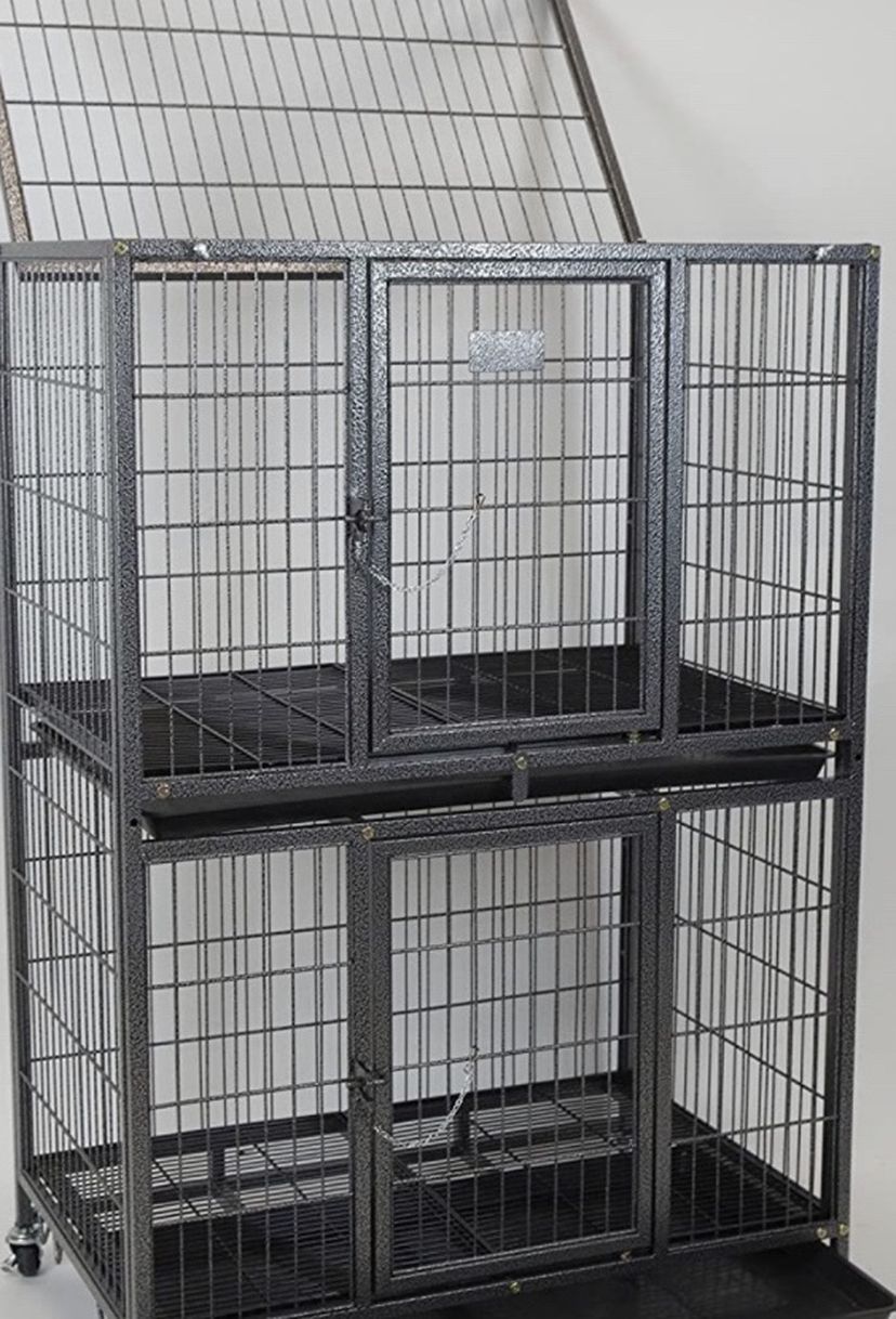 Double Tier Dog Crates