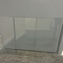 🛠️ 3-Piece Glass Panel Set - Great for DIY / Tabletop / Shelving - $30 for all