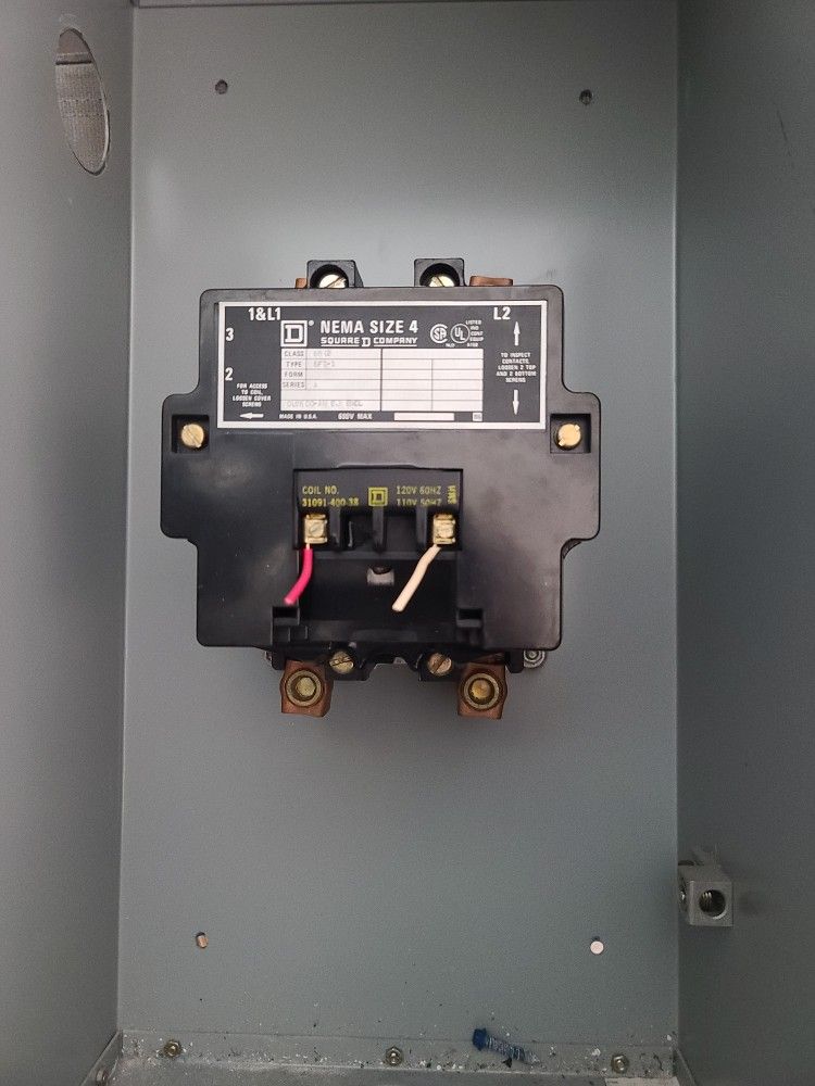 Square D 8502 Sfg-1 Size 4 Contactor